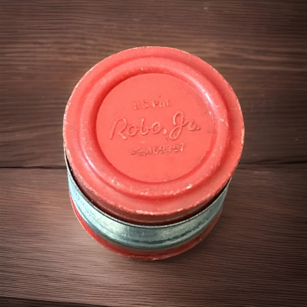 ROBO Jr Rolling Knife Blade Sharpener Mid Century Vintage Red Round USA